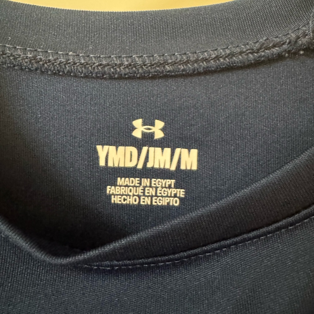 Under Armour Navy Athletic Tee - Picture 2 of 3